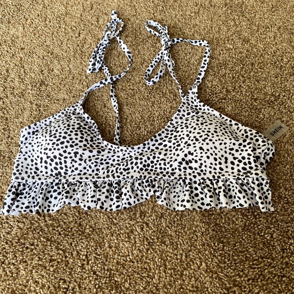 Dalmatian string bikin top from shein.